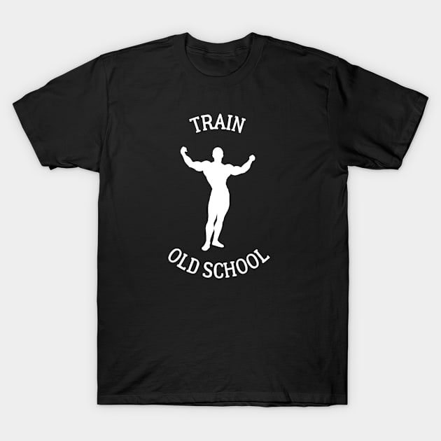 Train Old School T-Shirt by medd.art